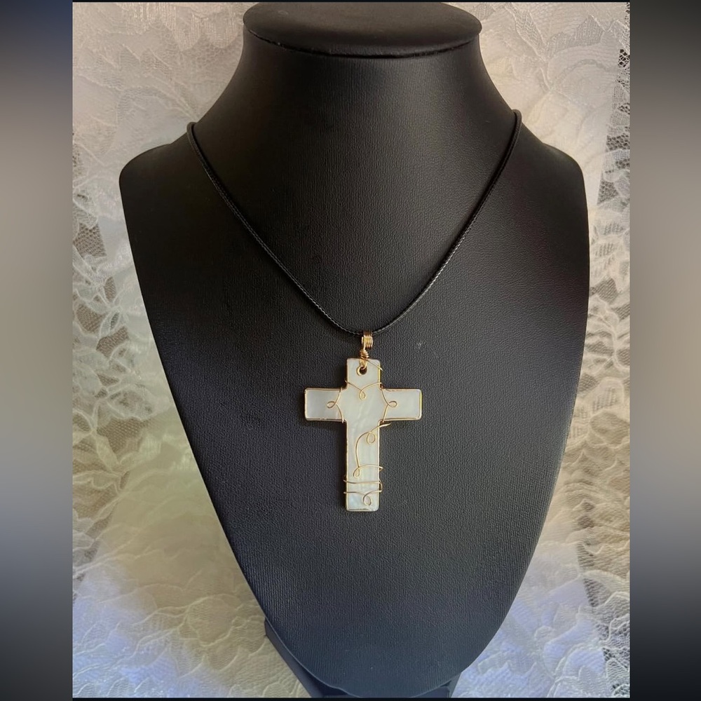 Cross Necklace handmade